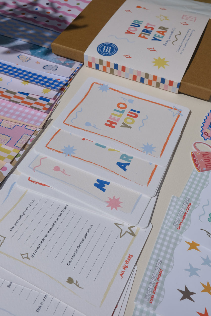 YOUR FIRST YEAR- Baby Journal Kit