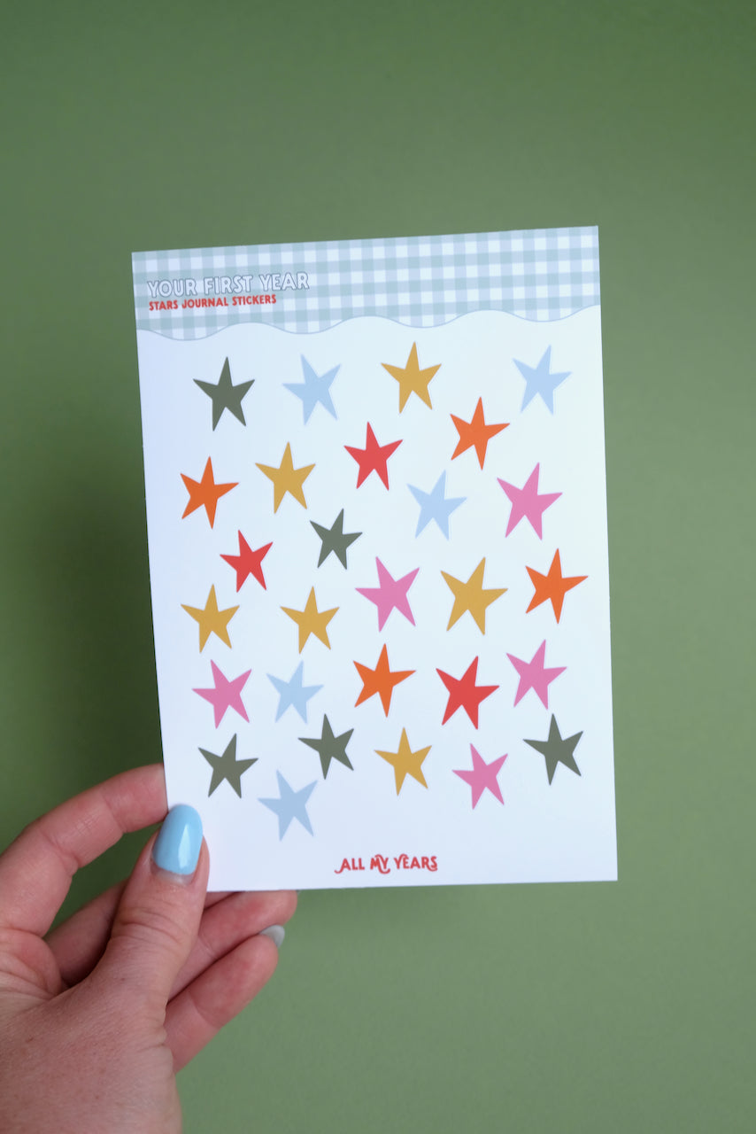 Stars Mini Sticker Sheet