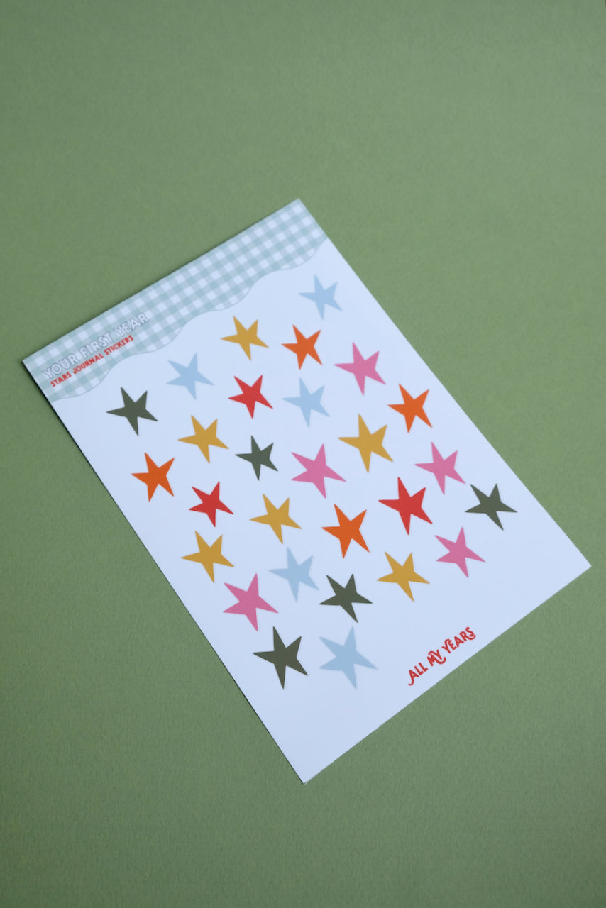 Stars Mini Sticker Sheet