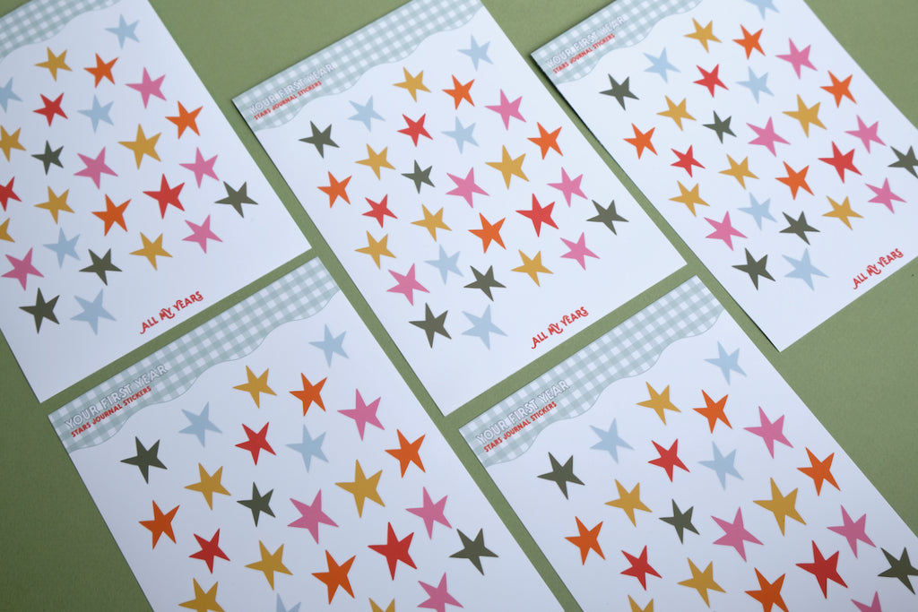Stars Mini Sticker Sheet