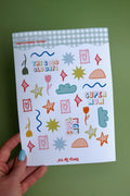 Shapes Journal Sticker Sheet