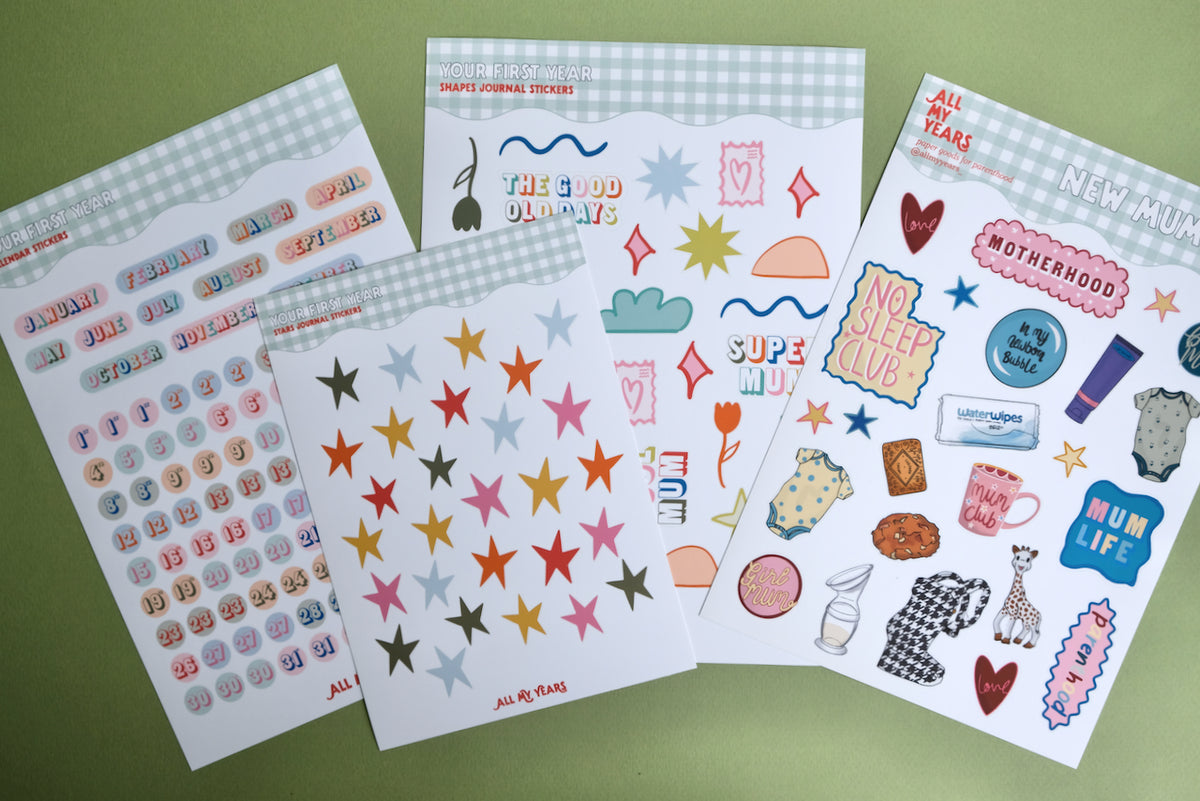 Bumper Sticker Pack- all 4 designs. SAVE £5!