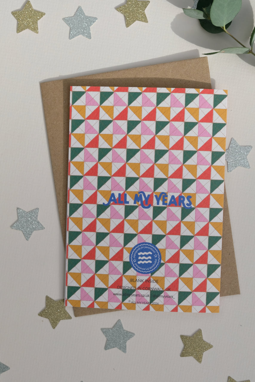 JOY! Quilted Christmas Card