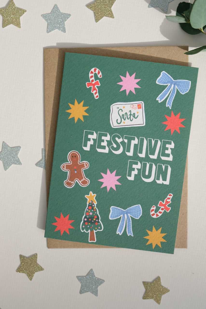 Festive Fun Christmas Card