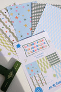 Bold Brights Journal Scrapbook Patterned Papers
