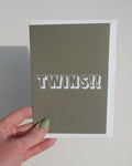 TWINS! Greeting Card
