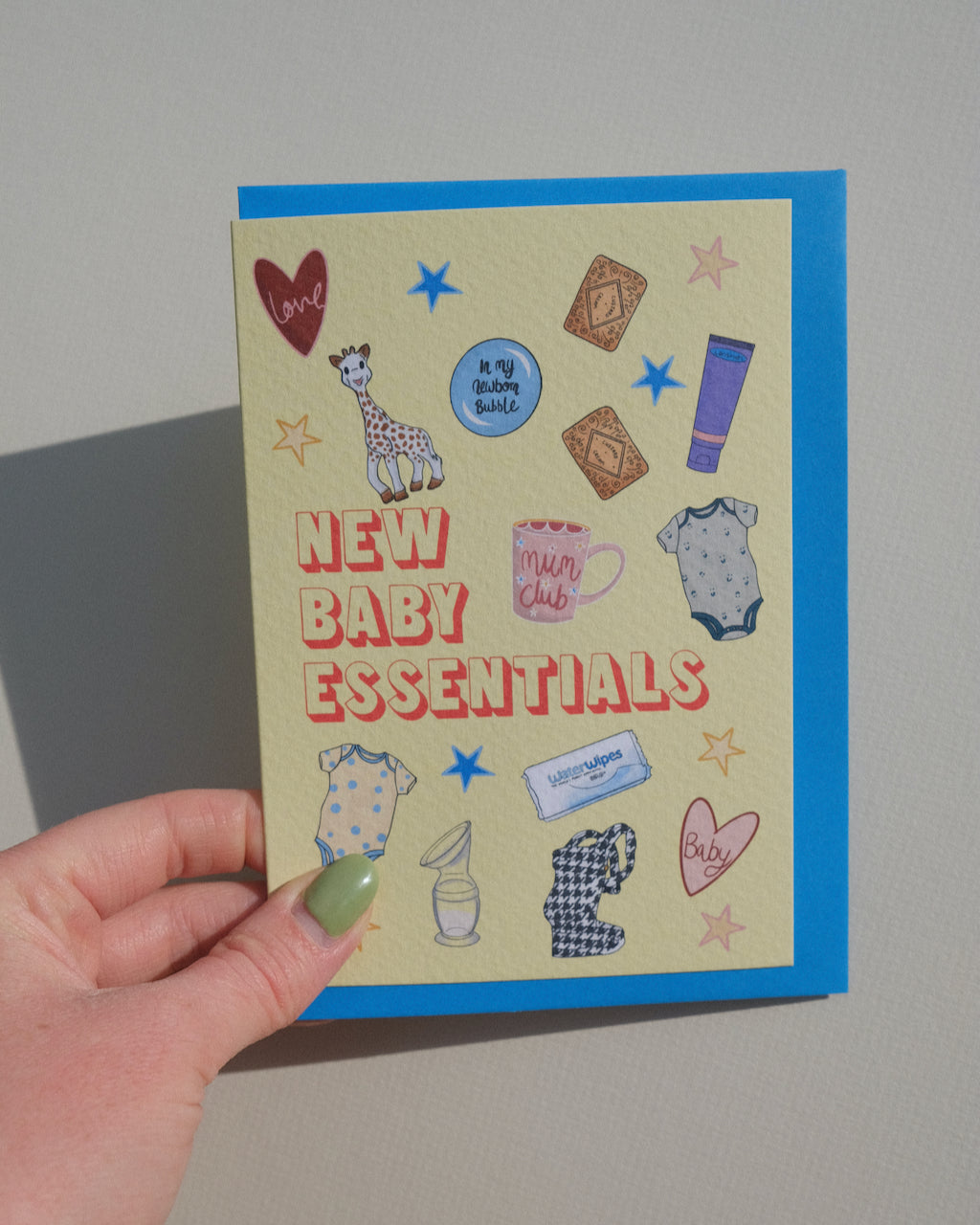 New Baby Essentials Greeting Card