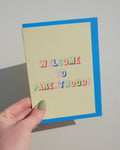 Welcome to Parenthood Greeting Card
