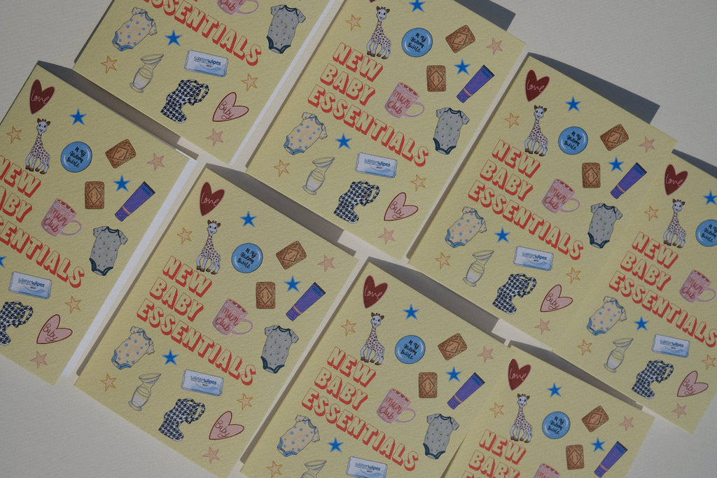 New Baby Essentials Greeting Card