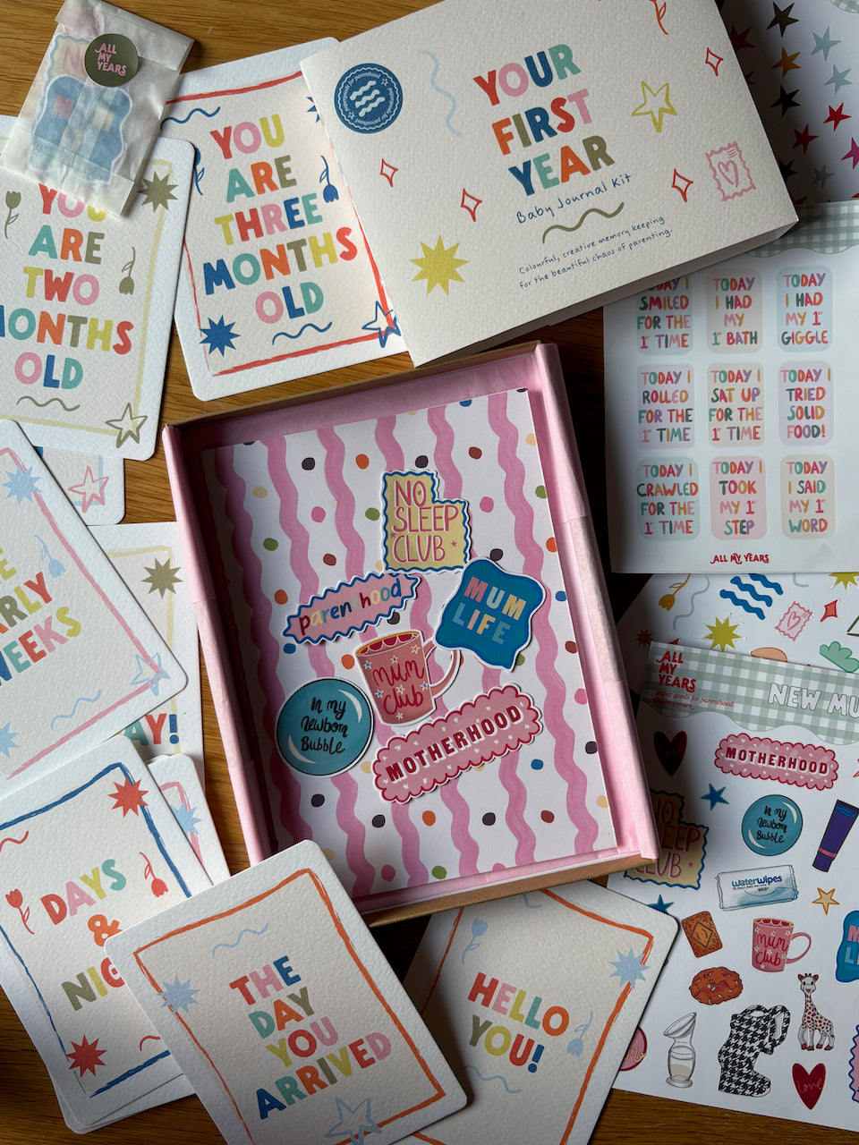 YOUR FIRST YEAR- Baby Journal Kit