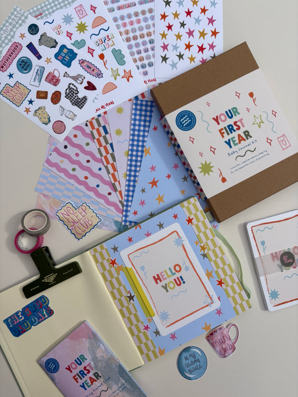 YOUR FIRST YEAR- Baby Journal Kit
